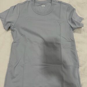 NWOT Uniqlo Women's Light Blue T-Shirt